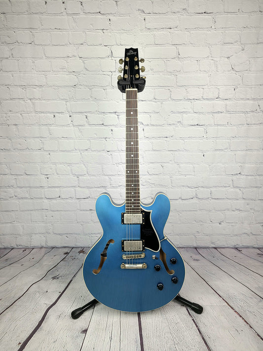 Heritage Guitars H-535 Artisan Aged Limited Edition Pelham Blue Semi-Hollow Electric Guitar