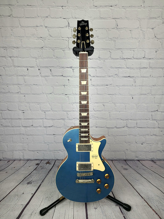 Heritage Guitars H-150 Pelham Blue Artisan Aged Singlecut Electric Guitar Limited Edition