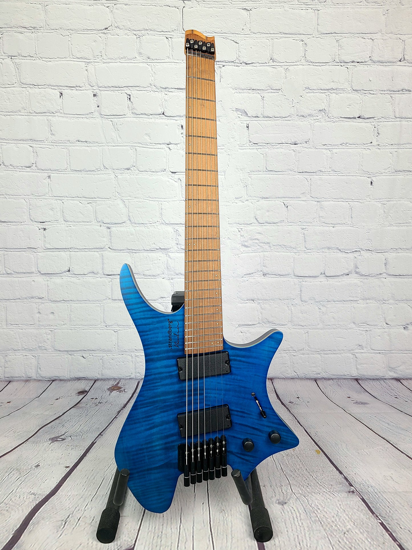 Strandberg Boden Standard 7 String Flame Maple Trans Blue Electric Guitar