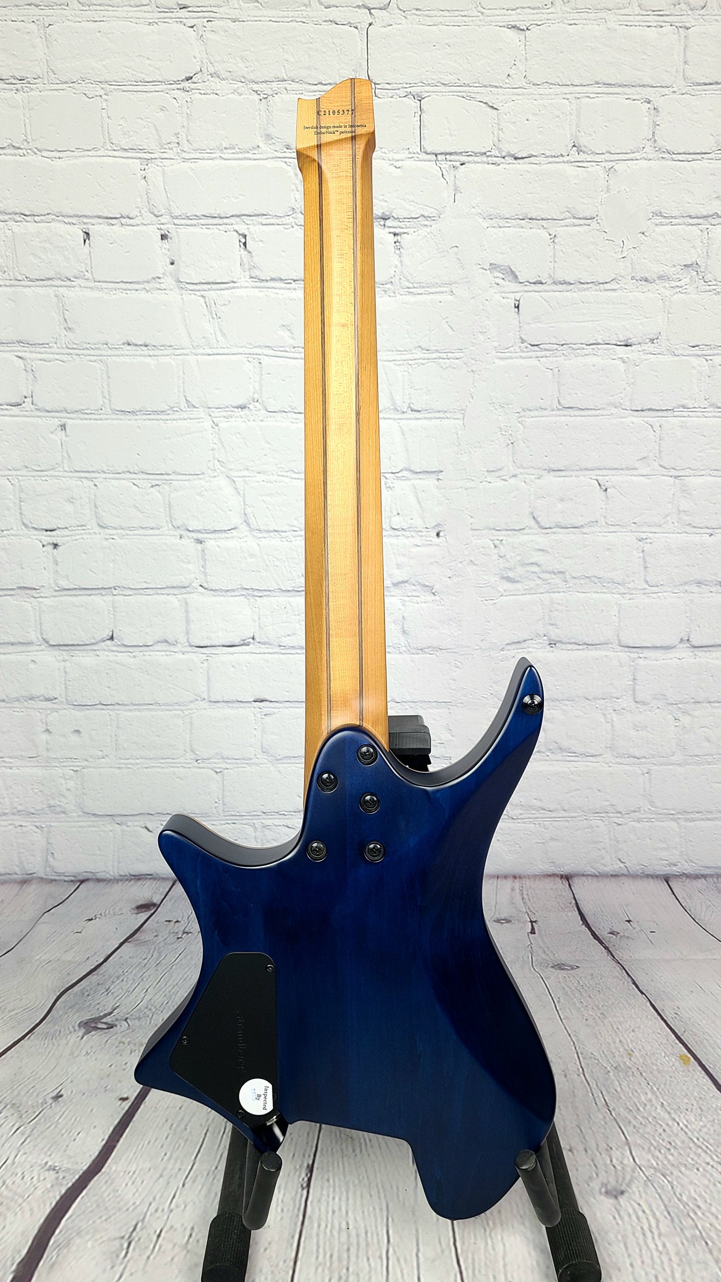 Strandberg Boden Standard 7 String Flame Maple Trans Blue Electric Guitar