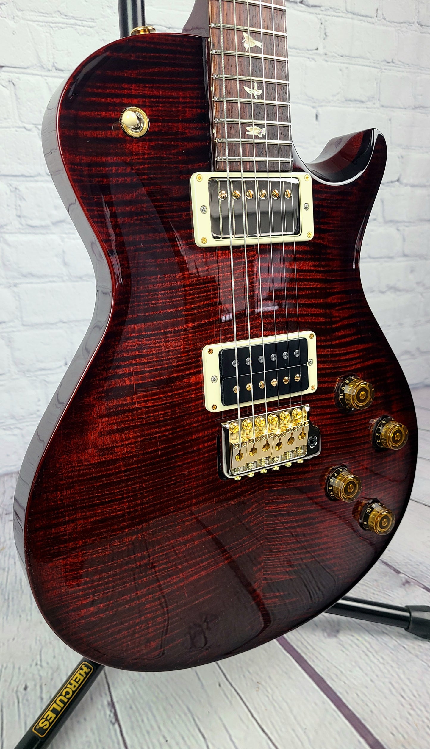 Paul Reed Smith PRS Tremonti Trem 10 Top USA Core Fire Red Wrap