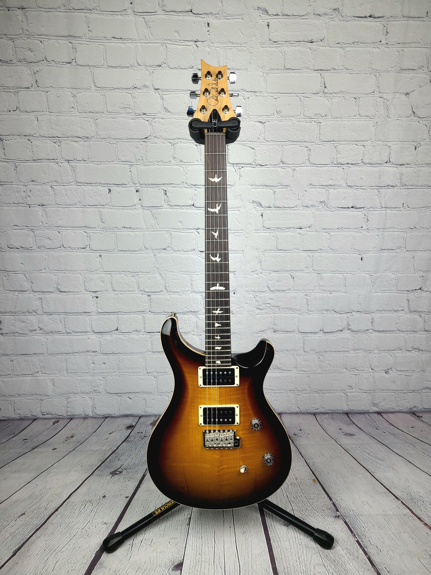 Paul Reed Smith PRS CE24 Bolt-On Electric Guitar Amber Smokeburst