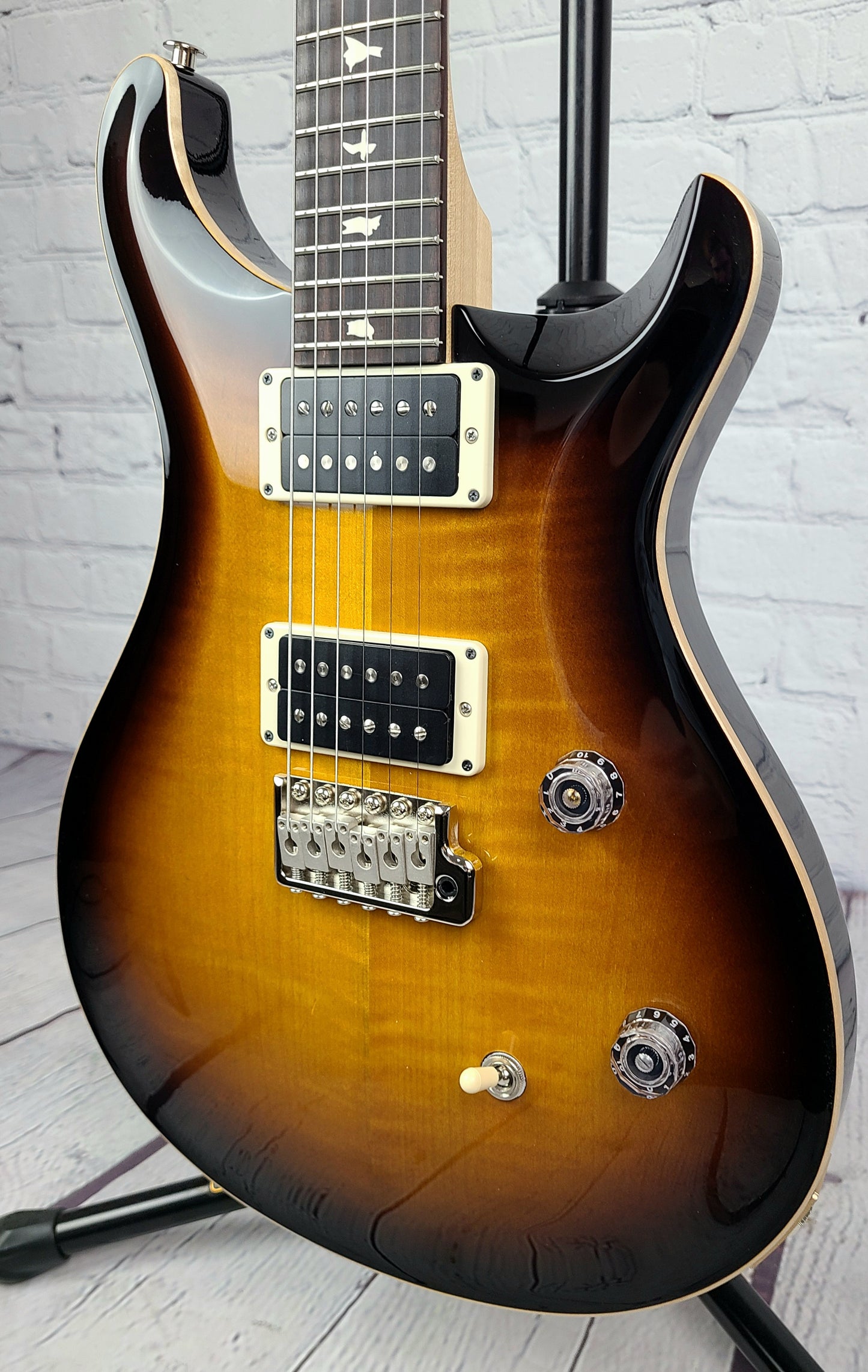 Paul Reed Smith PRS CE24 Bolt-On Electric Guitar Amber Smokeburst