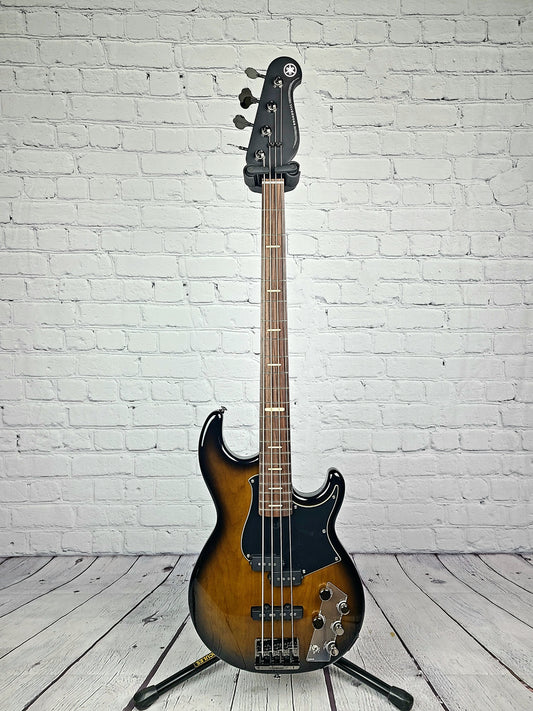 Yamaha BB734A Electric 4 String Bass Dark Coffee Sunburst