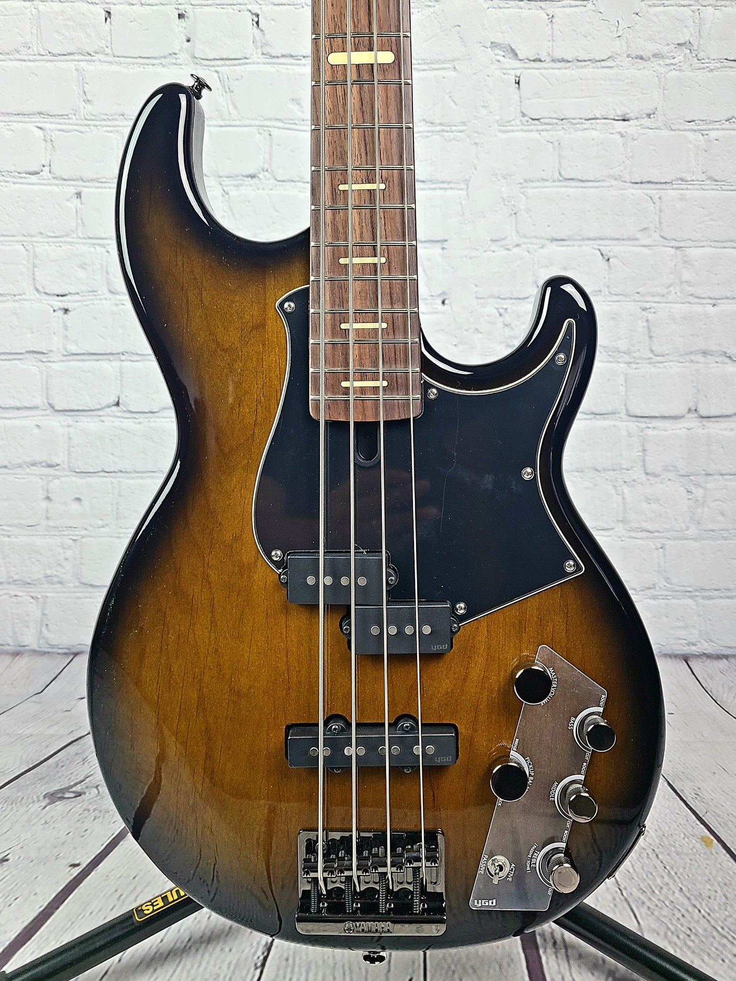 Yamaha BB734A Electric 4 String Bass Dark Coffee Sunburst