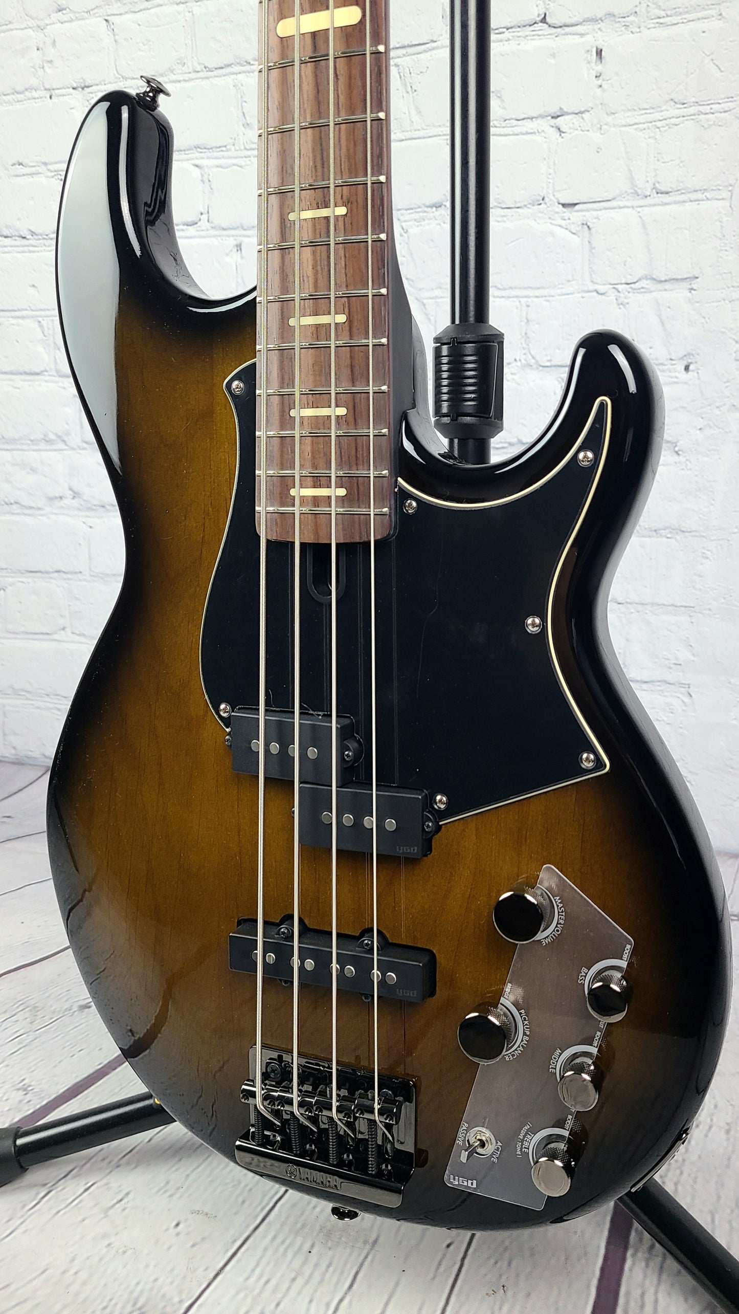 Yamaha BB734A Electric 4 String Bass Dark Coffee Sunburst