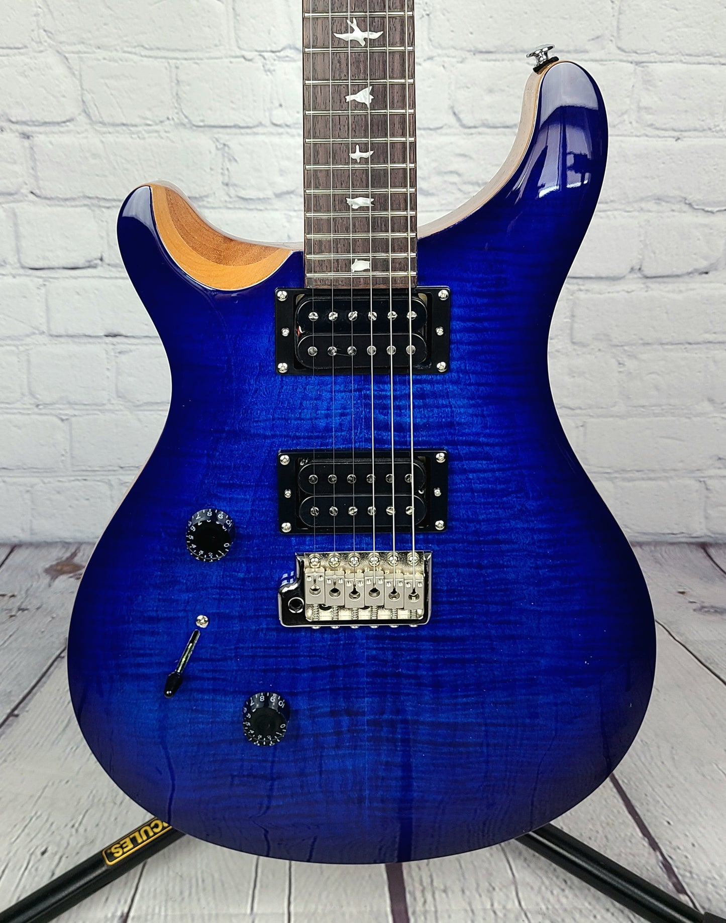 Paul Reed Smith PRS SE Custom 24 Left Handed 2022 Faded Blue Burst Electric Guitar
