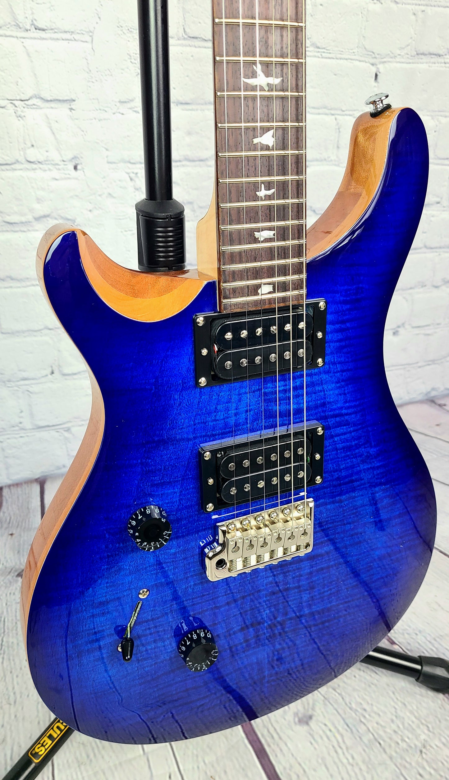 Paul Reed Smith PRS SE Custom 24 Left Handed 2022 Faded Blue Burst Electric Guitar
