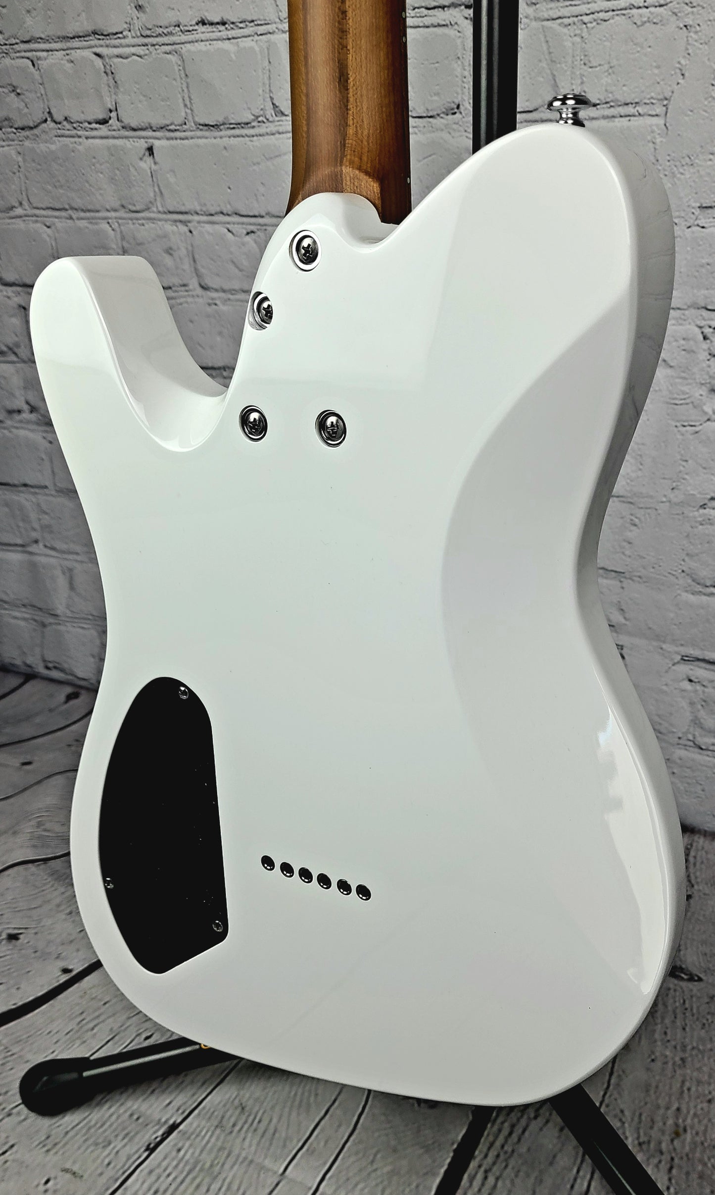 Balaguer Standard Thicket HH Electric Guitar Roasted Neck Gloss White