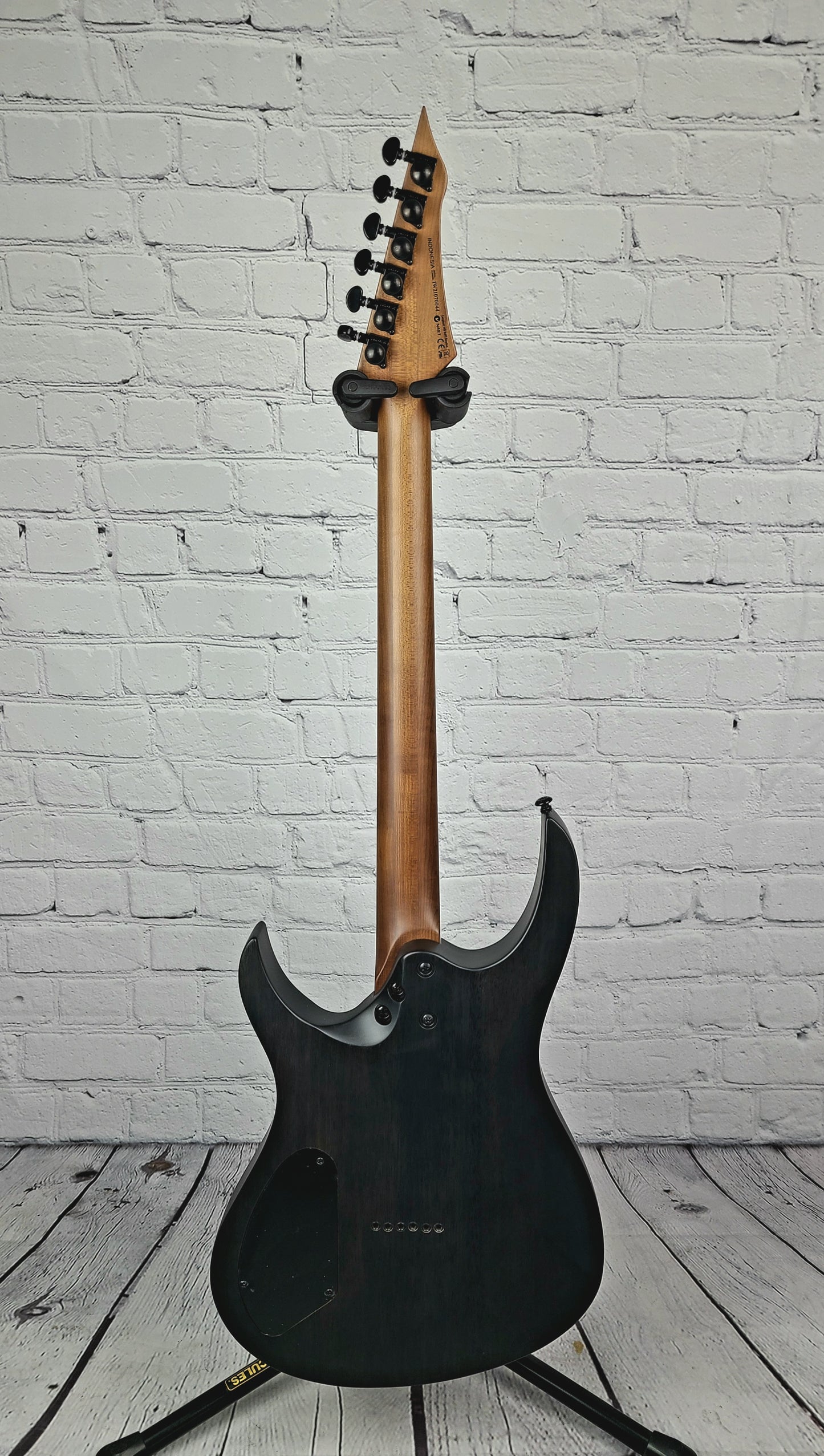 Balaguer Standard Diablo Electric Guitar Trans Black Hipshot