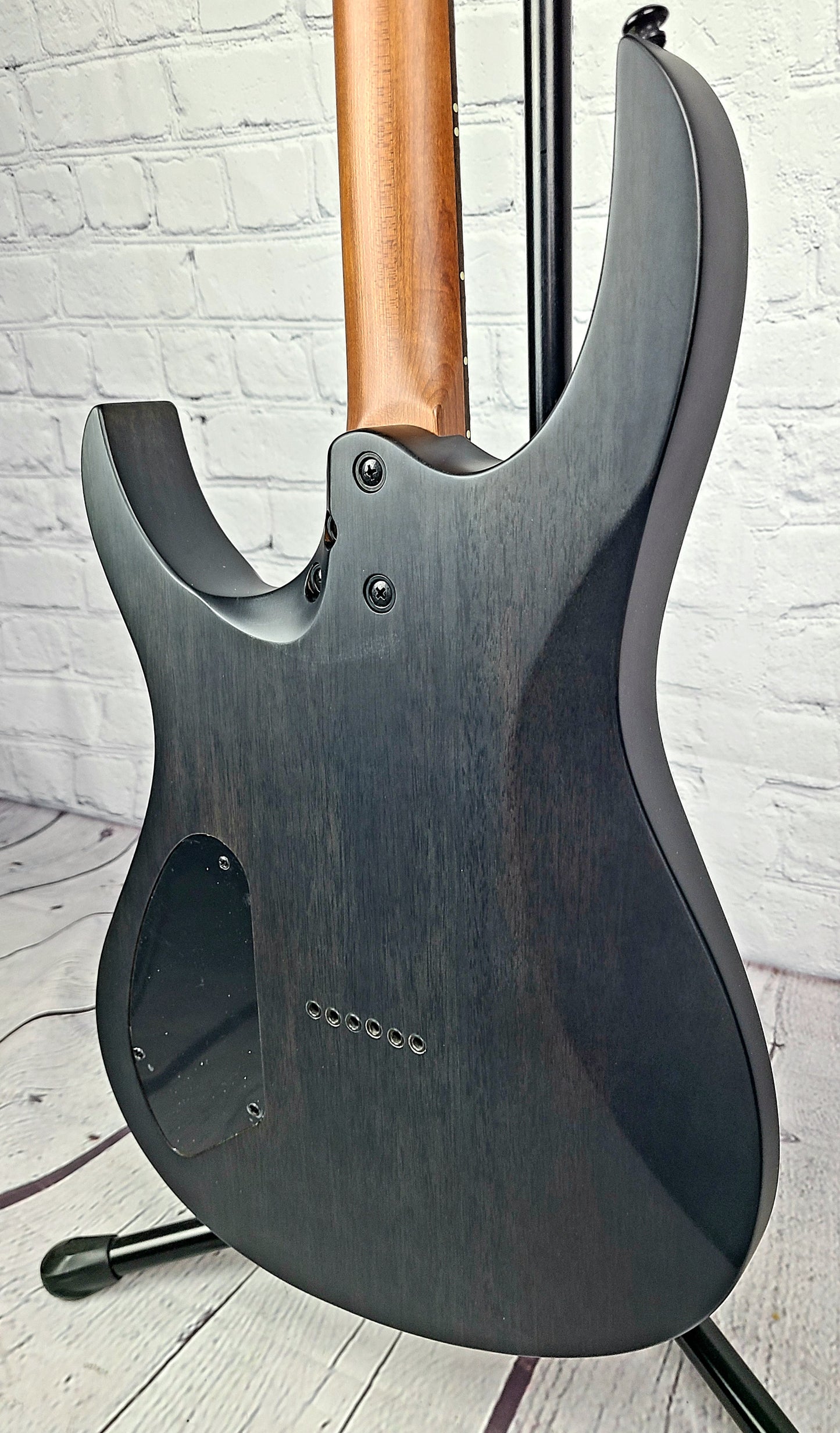 Balaguer Standard Diablo Electric Guitar Trans Black Hipshot