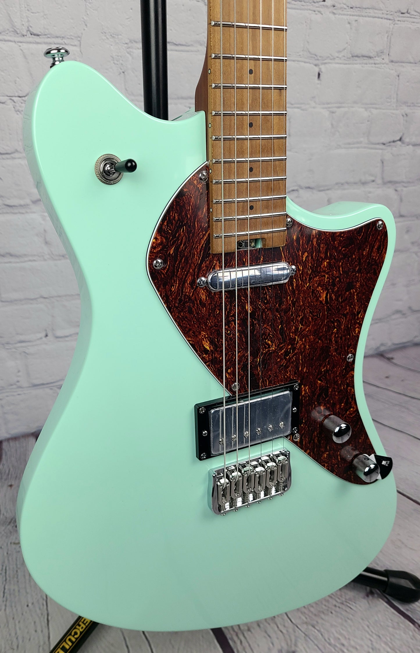 Balaguer Standard Espada Roasted Maple Neck Electric Guitar Pastel Blue