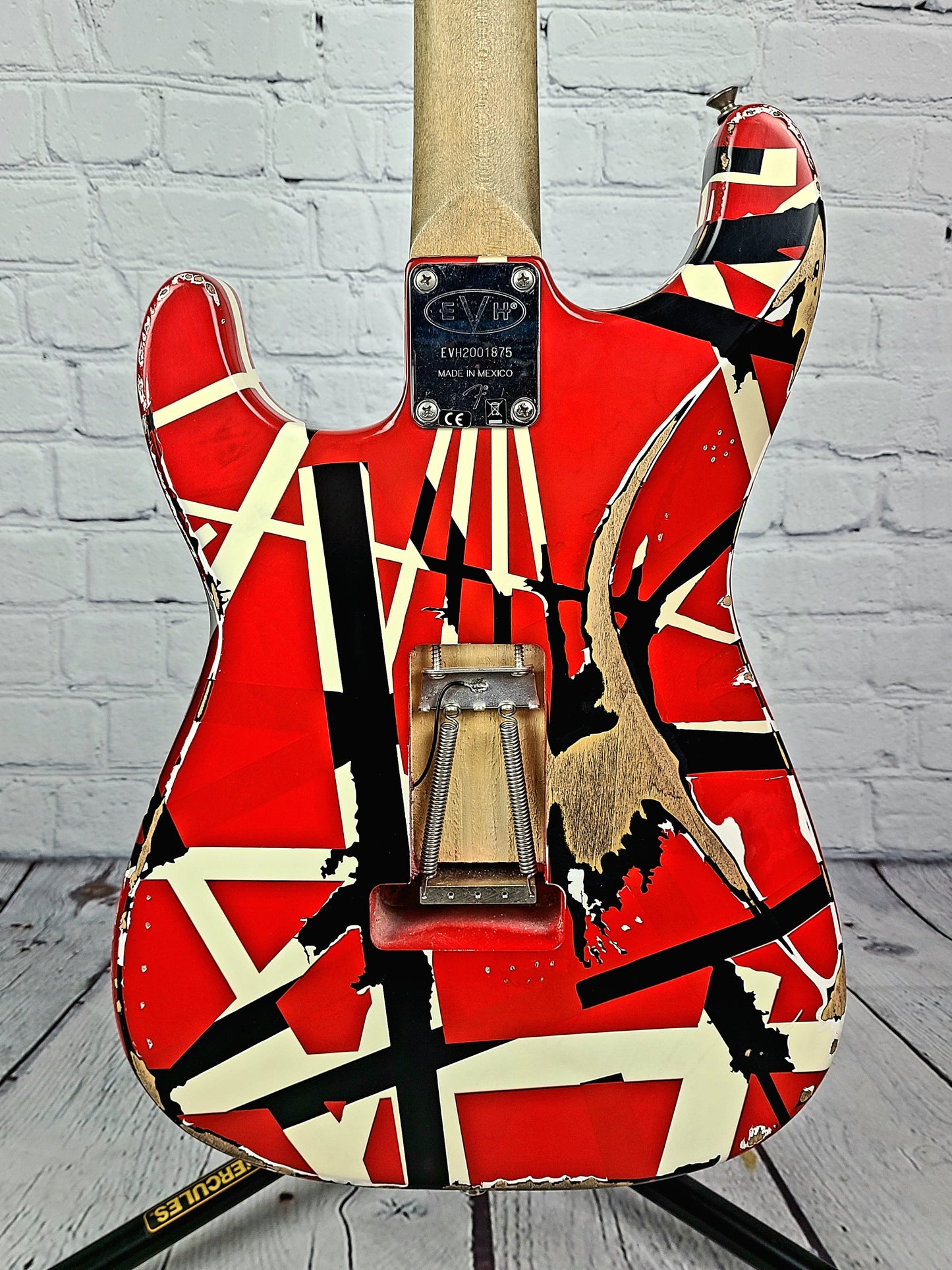 USED EVH "Frankie" Striped Eddie Van Halen Relic Distressed Electric Guitar 2020
