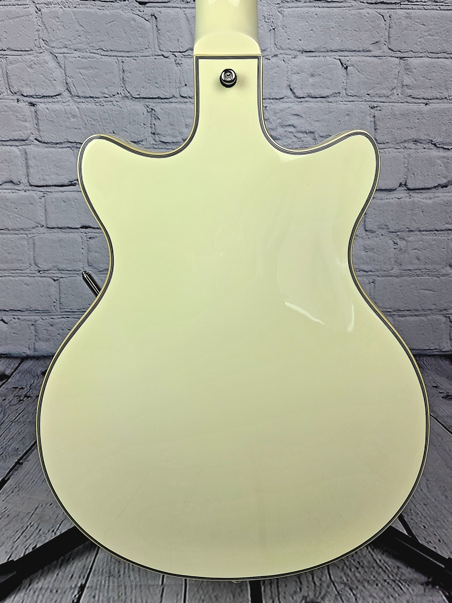 Duesenberg Guitars Fullerton TV Semi-Hollow Electric Guitar Vintage White