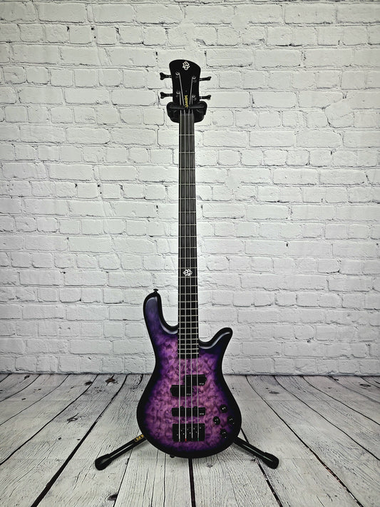 Spector NS Pulse II 4 String Bass Ultra Violet Quilt Maple