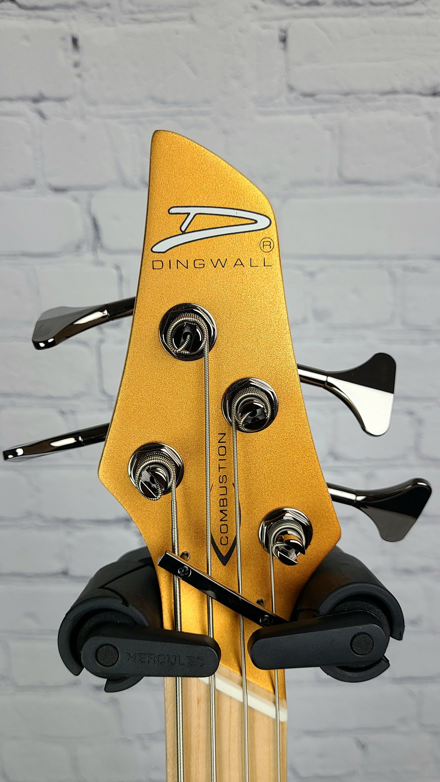Dingwall NG3 4 String Nolly Bass Guitar Matte Gold Metallic Maple