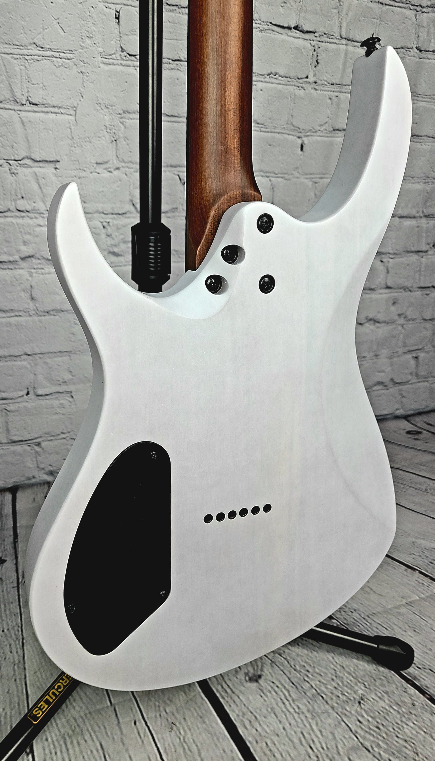 Balaguer Standard Diablo Electric Guitar Trans White Hipshot