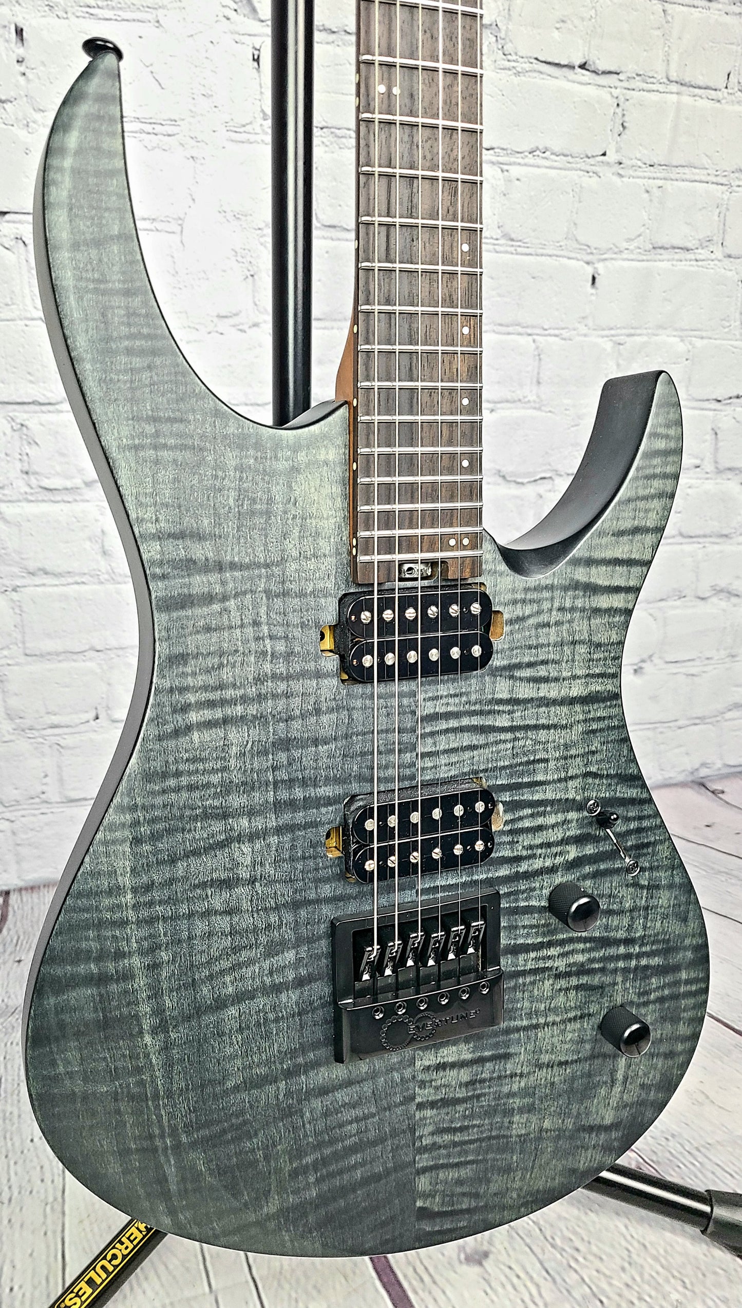Balaguer Standard Diablo Electric Guitar Trans Black Evertune
