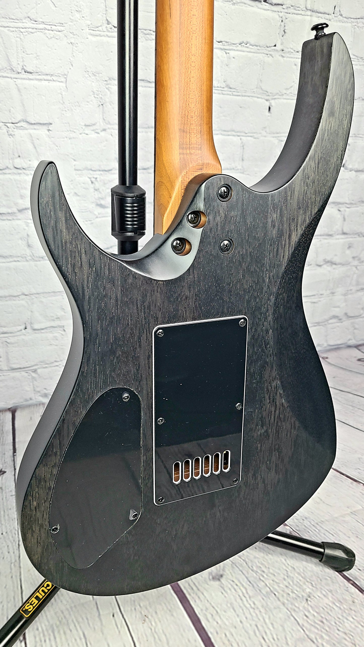Balaguer Standard Diablo Electric Guitar Trans Black Evertune