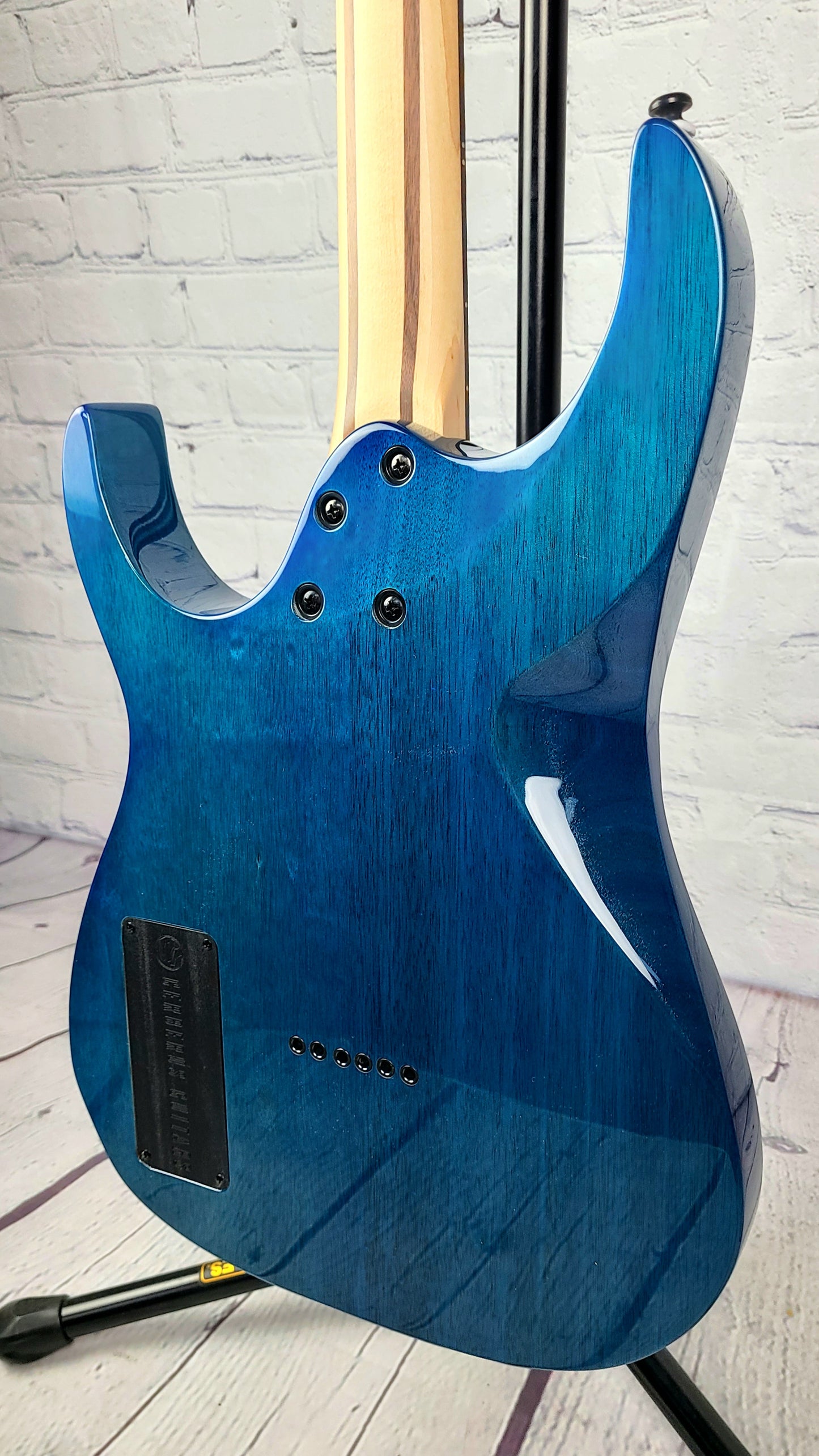 Cerberus Guitars Erebus 6 String Quilt Top Ocean Burst Electric Guitar