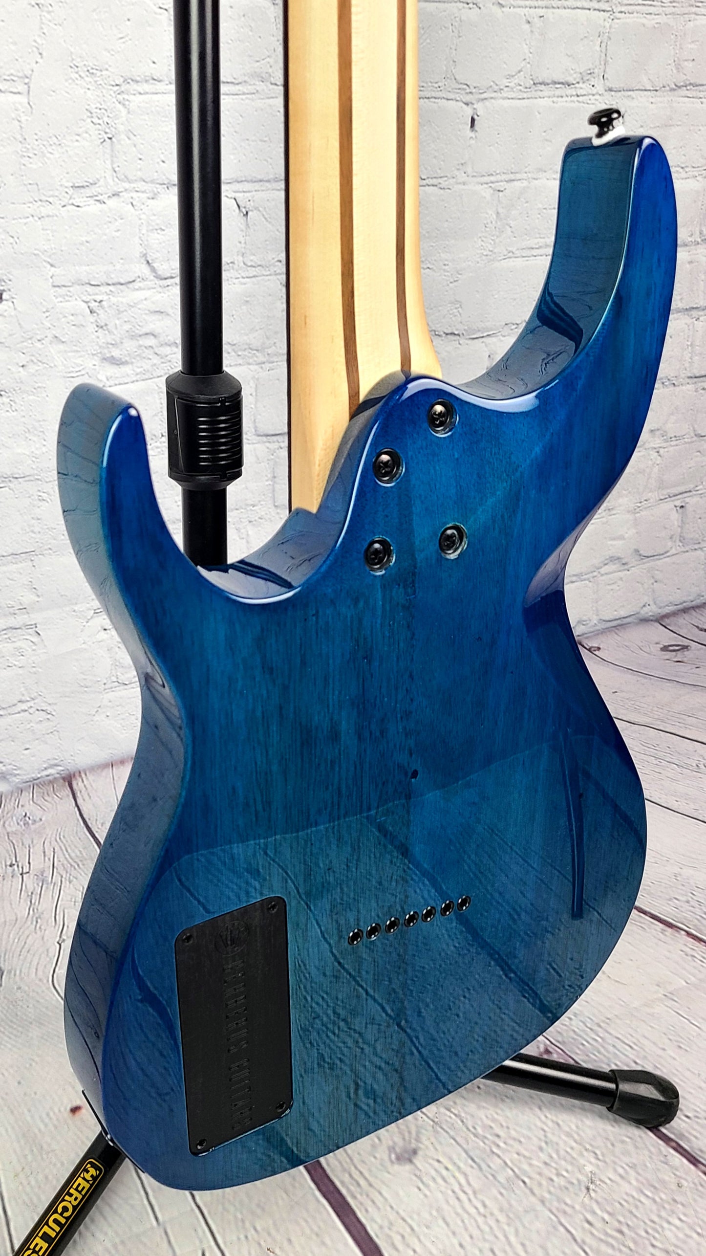 Cerberus Guitars Erebus 7 String Quilt Top Ocean Burst Electric Guitar