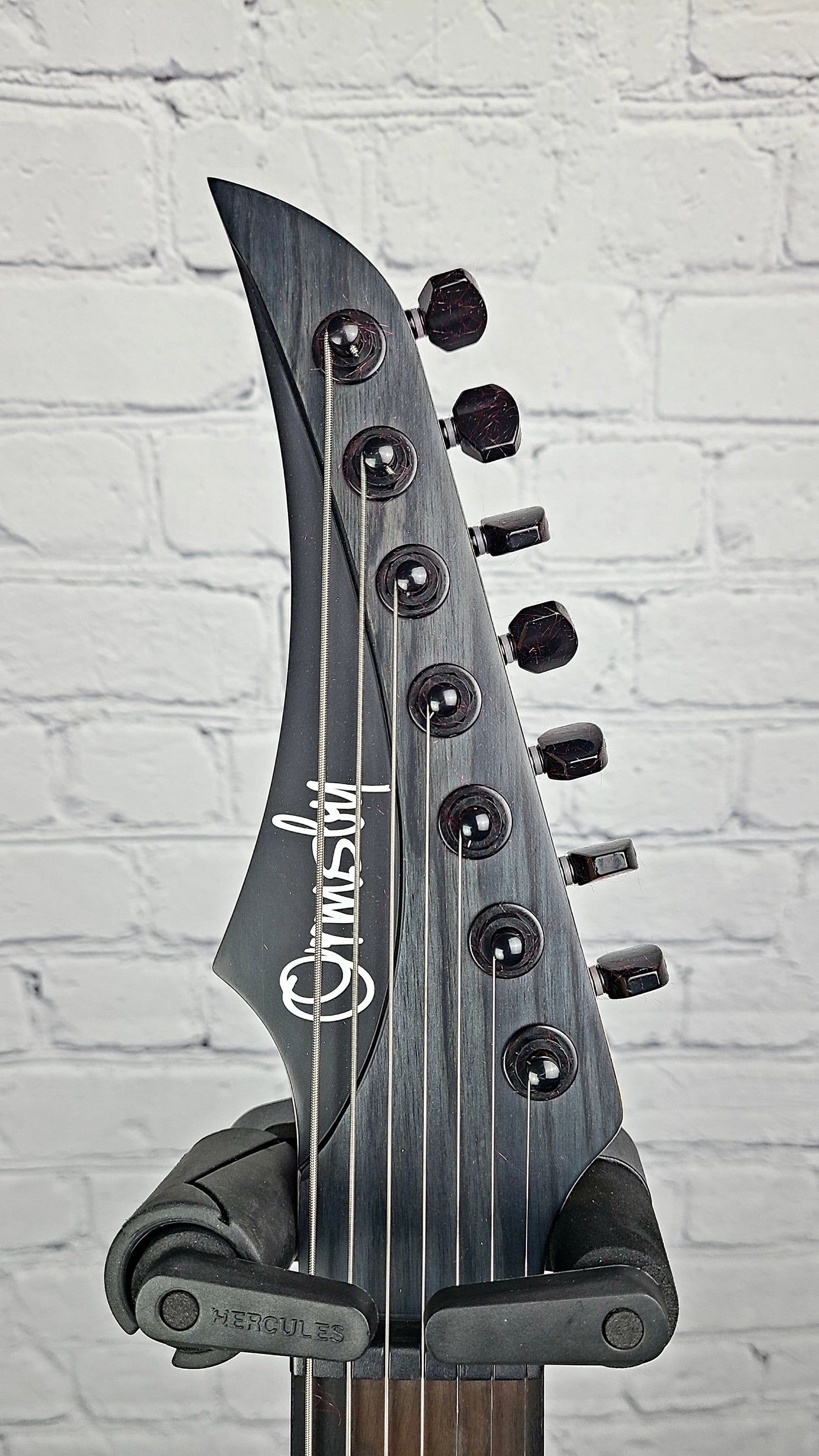 Ormsby Guitars Artist Series 7 String Dino Cazares DC GTR 26.5" Baritone Electric Guitar Max Blak
