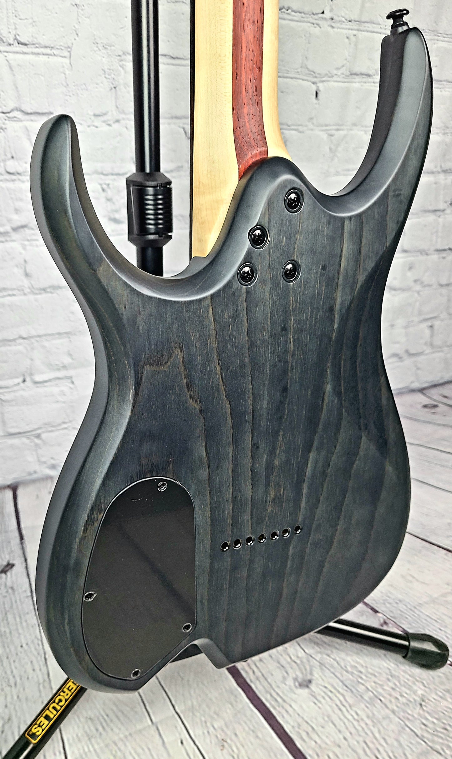 Ormsby Guitars Artist Series 7 String Dino Cazares DC GTR 26.5" Baritone Electric Guitar Max Blak