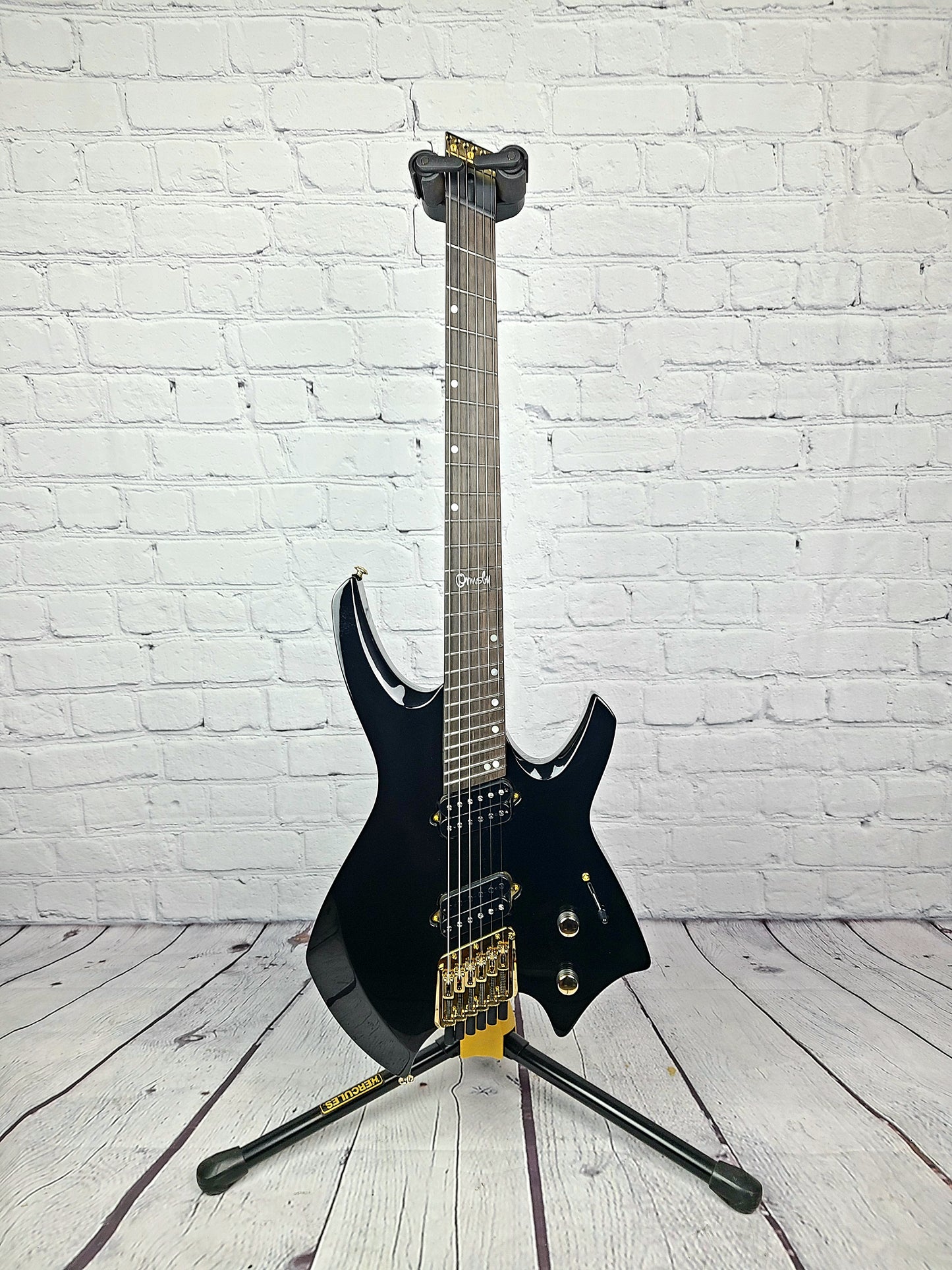 Ormsby Guitars Goliath GTR 6 String Tuxedo Black Headless Electric Guitar RUN 14