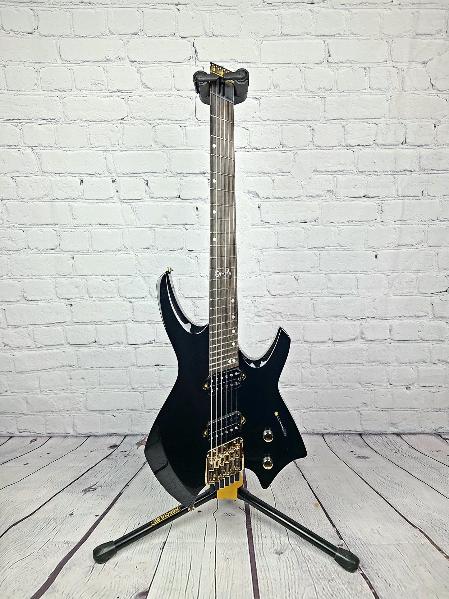 Ormsby Guitars Goliath GTR 6 String Tuxedo Black Headless Electric 