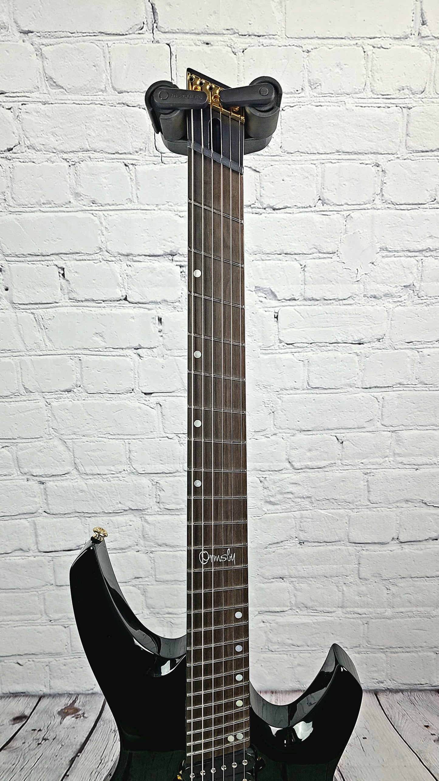 Ormsby Guitars Goliath GTR 6 String Tuxedo Black Headless Electric Guitar RUN 14