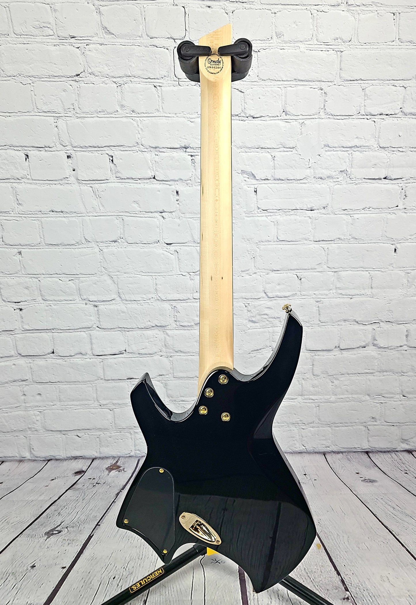 Ormsby Guitars Goliath GTR 6 String Tuxedo Black Headless Electric Guitar RUN 14