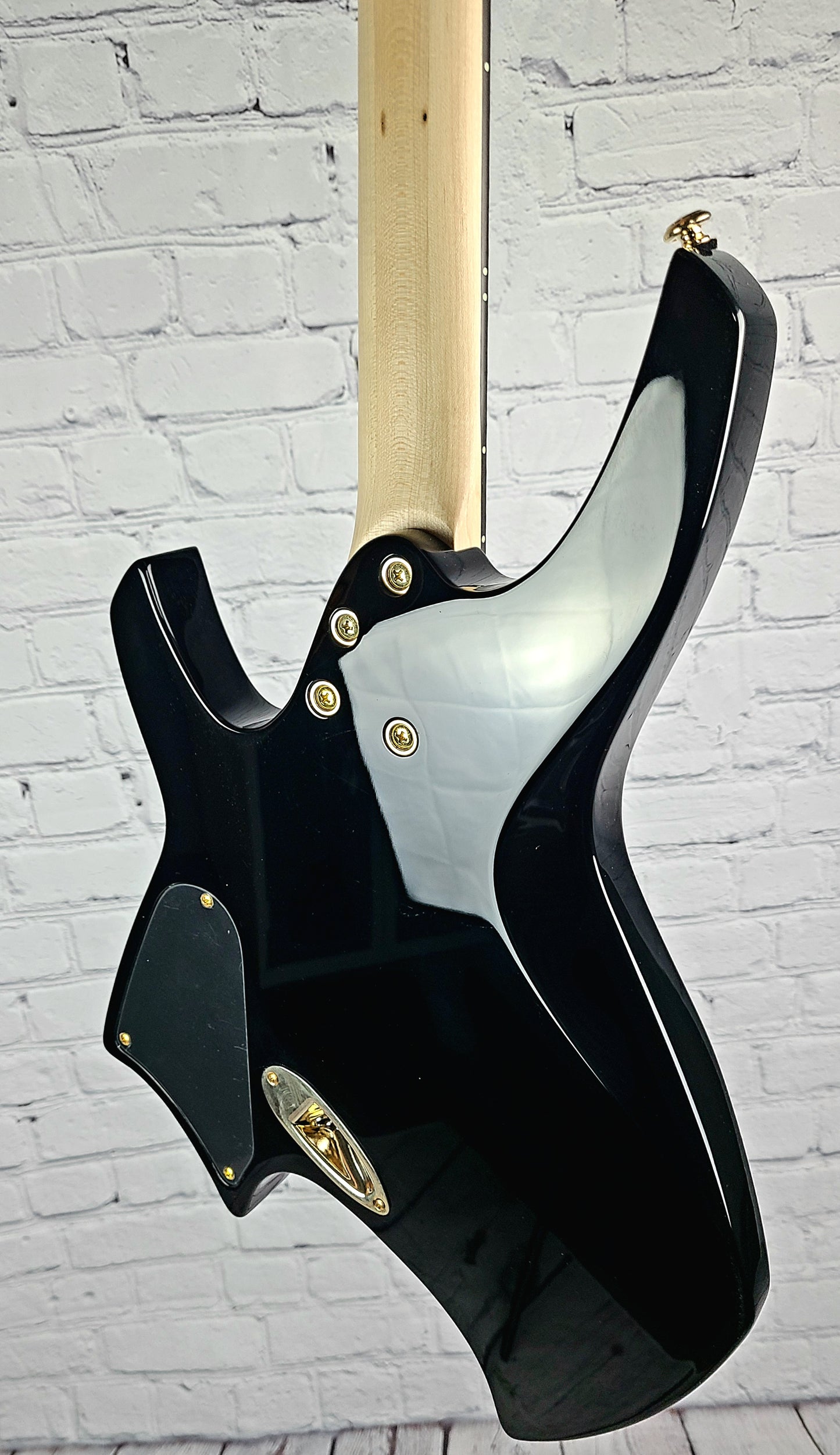 Ormsby Guitars Goliath GTR 6 String Tuxedo Black Headless Electric Guitar RUN 14