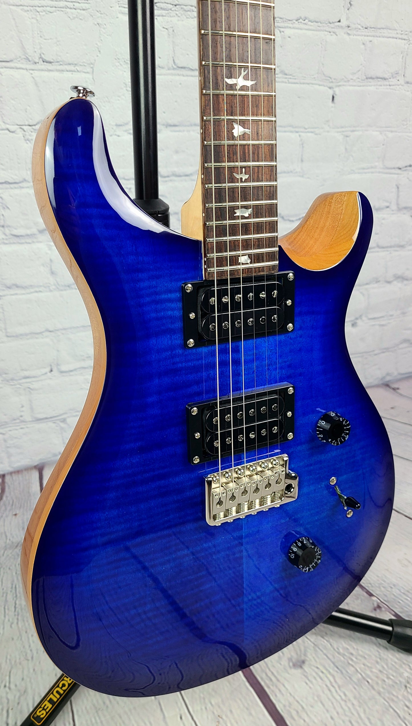 Paul Reed Smith PRS SE Custom 24 2021 Faded Blue Burst Electric Guitar