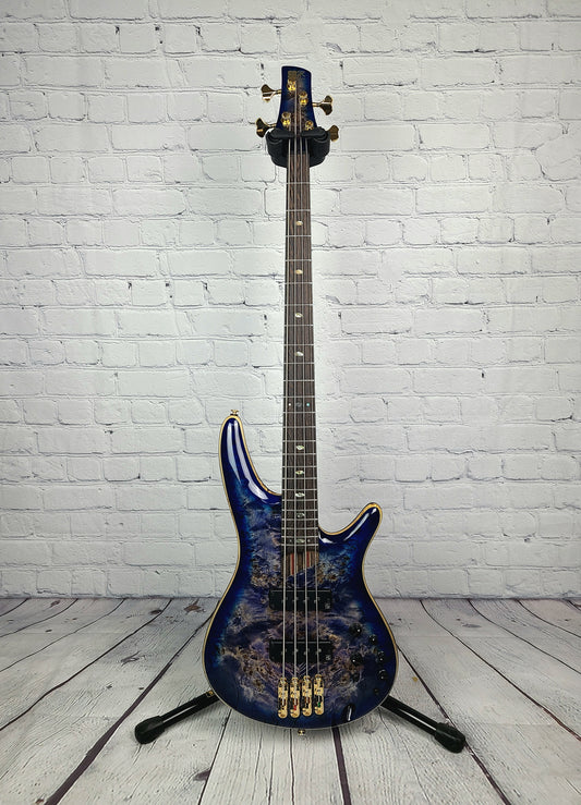 Ibanez Premium SR2600 CCB Electric Bass Guitar Cerulean Blue Burst