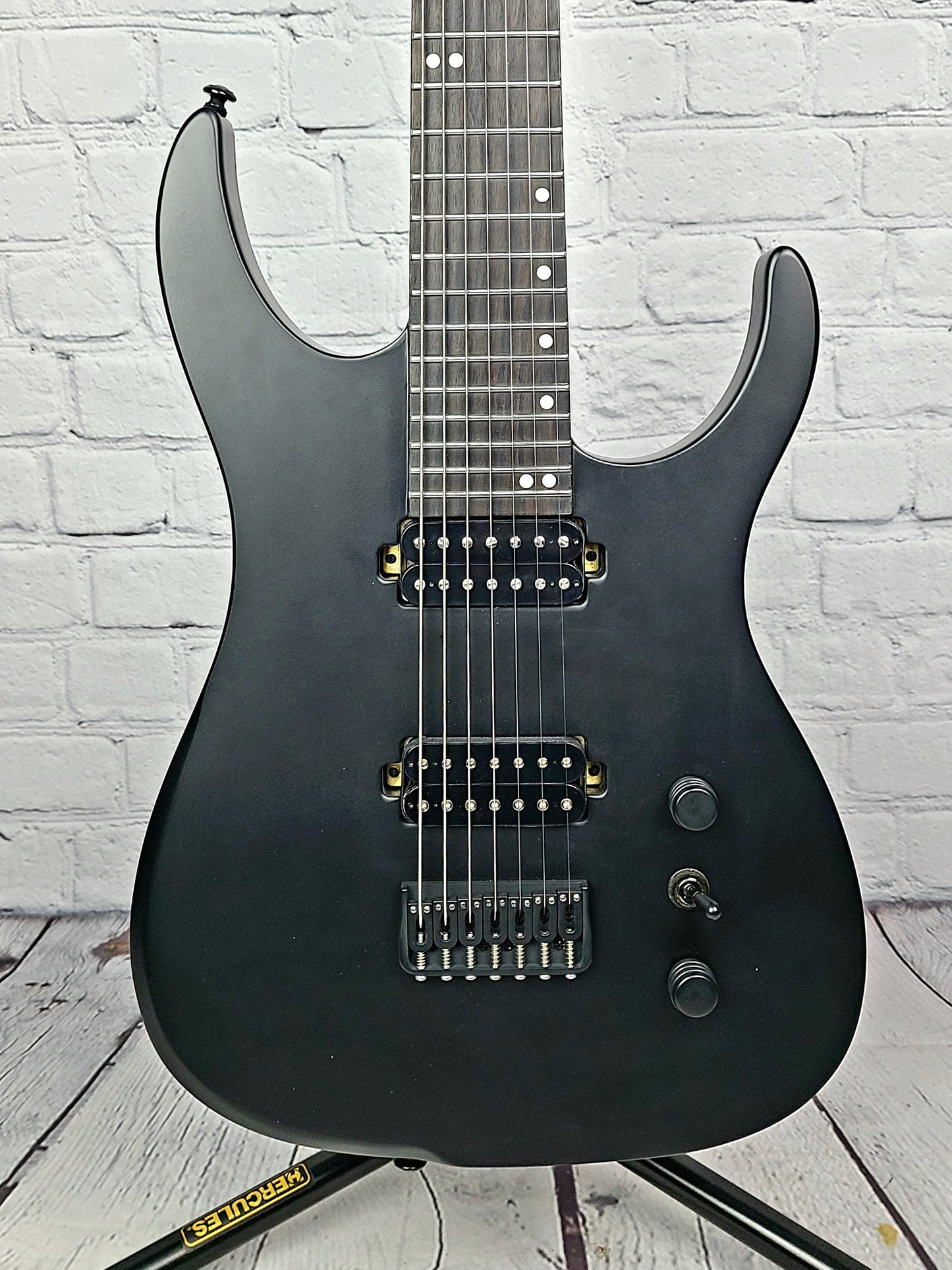 Ormsby Guitars Hype GTI 7 String Interceptor Black Electric Guitar 26.5" Scale