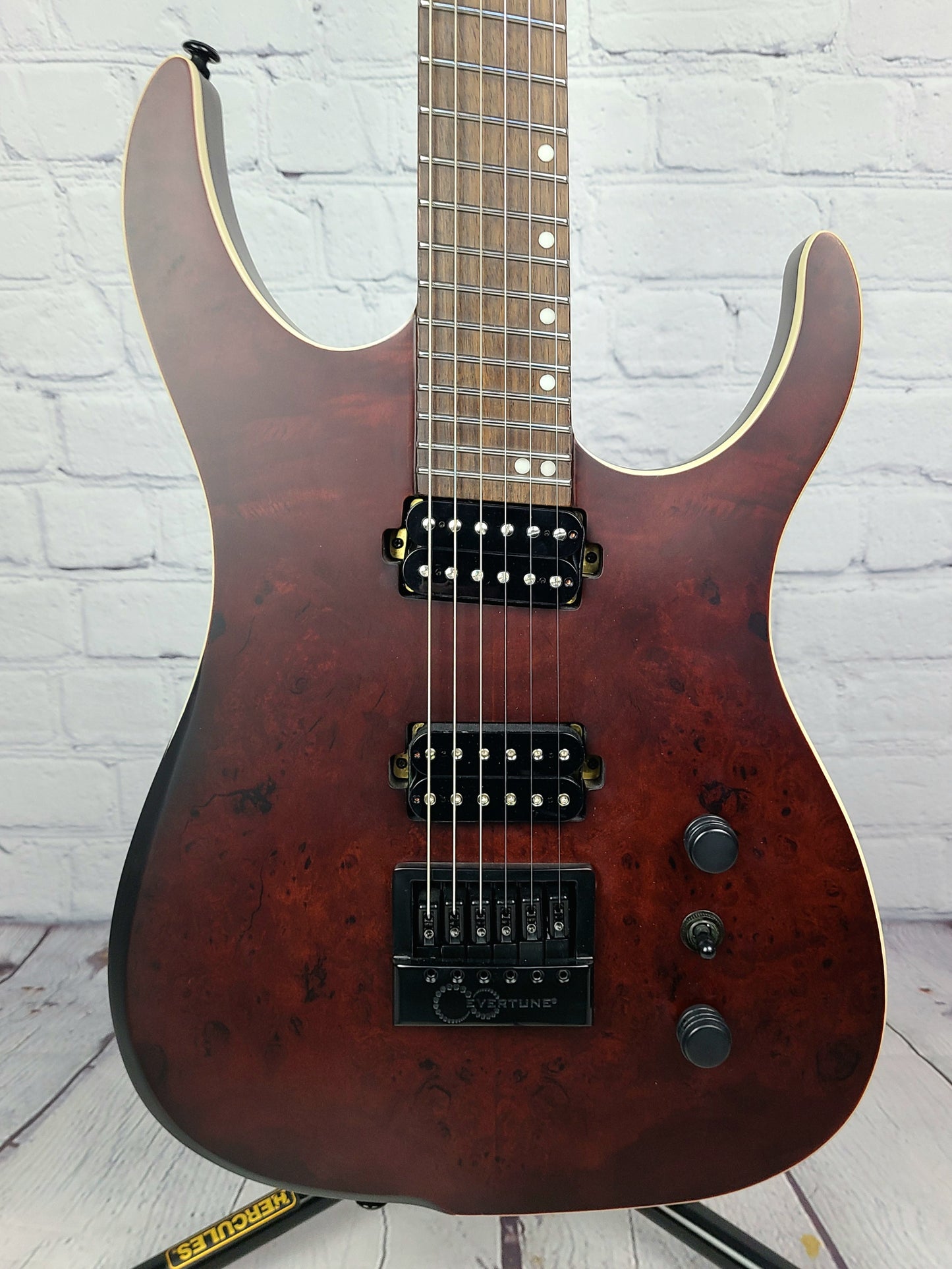 Ormsby Guitars Hype GTI 6 String Exotic Walnut Electric Guitar Evertune Multiscale