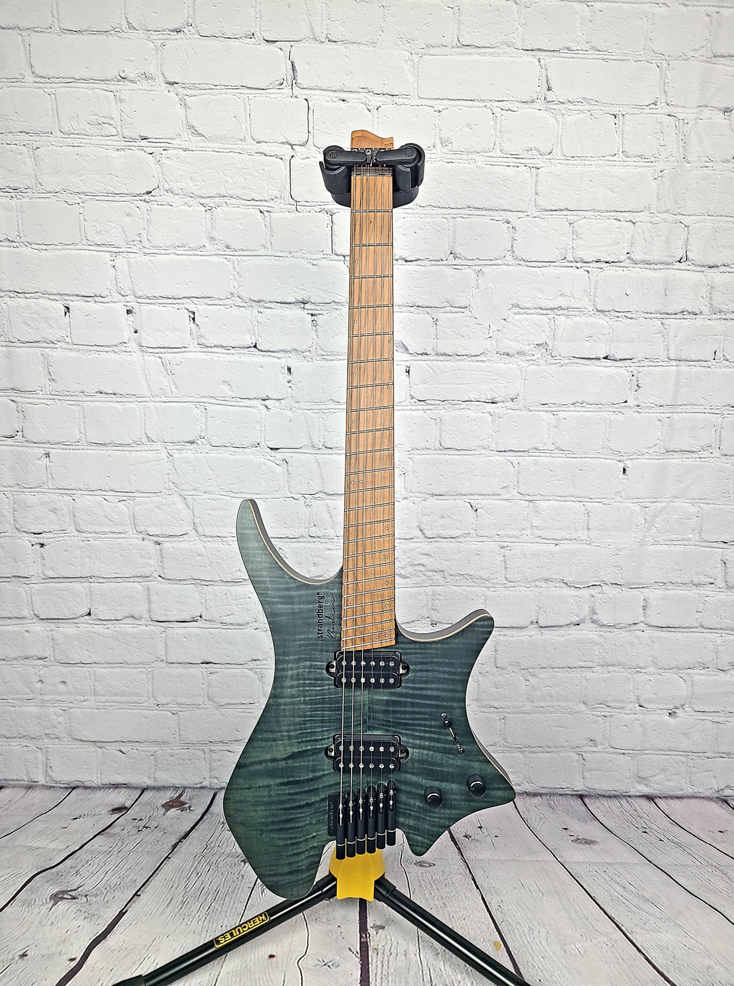 Strandberg Boden Standard 6 String Flame Top Trans Black