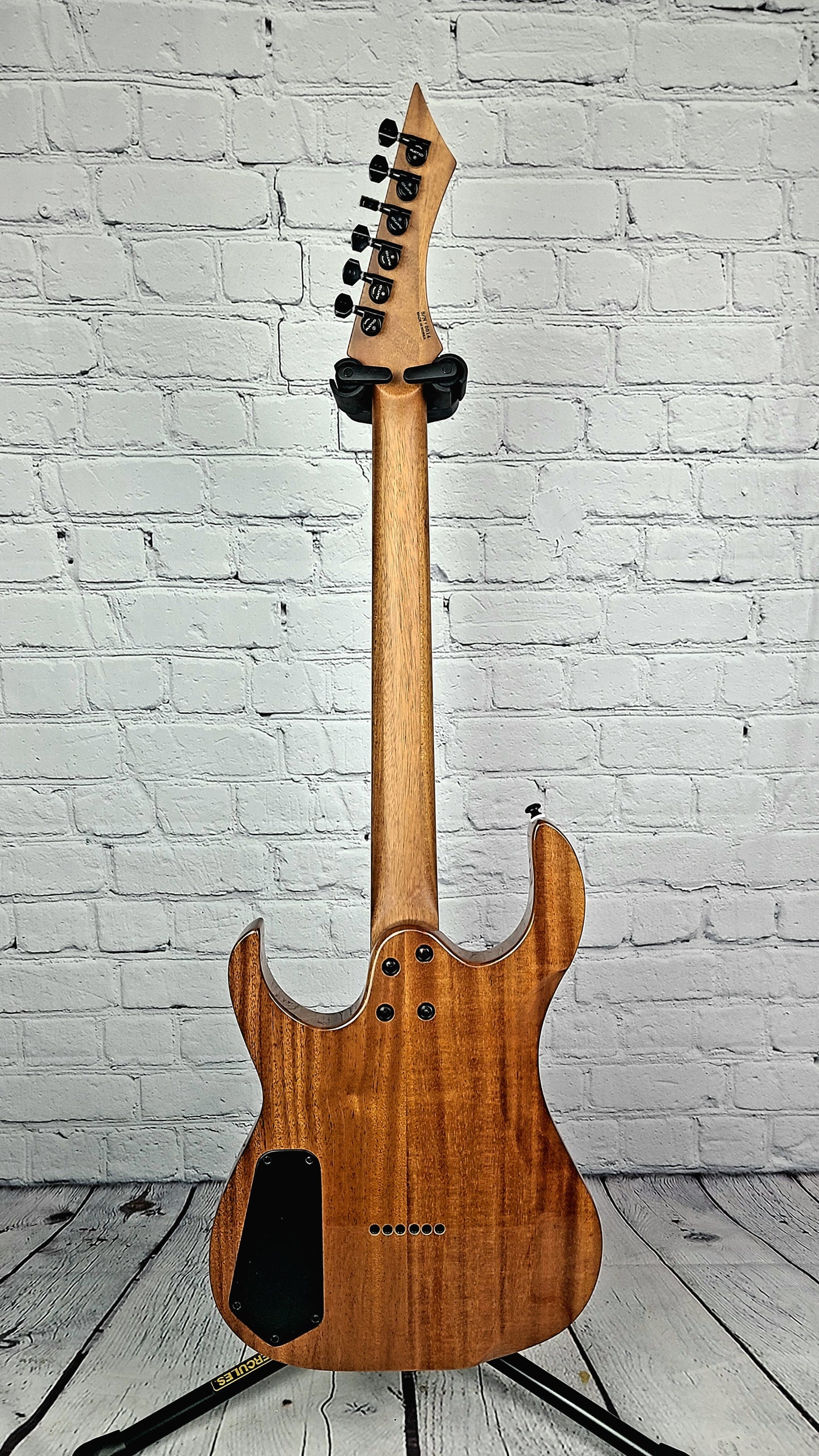 Charbonneau Guitars Scimtar 6S String Trans-Black Burst Electric Guitar Bare Knuckle Hipshot
