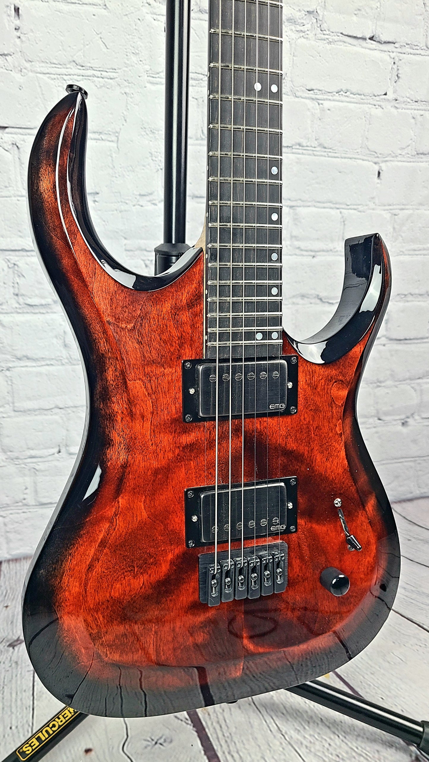 Charbonneau Guitars Scimtar 6S Deluxe String Volcano Burst Electric Guitar Made in Canada