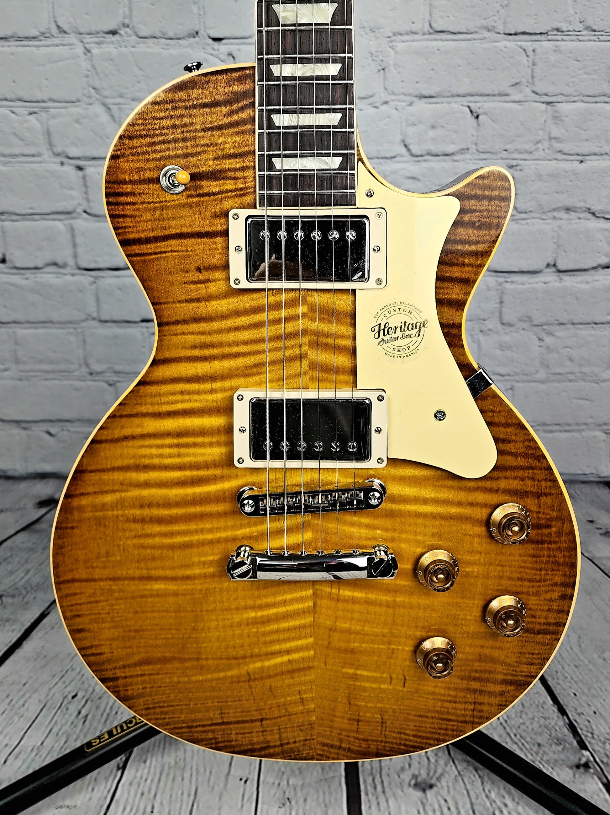 Heritage Guitars Custom Shop Core H-150 DLB Dirty Lemon Burst