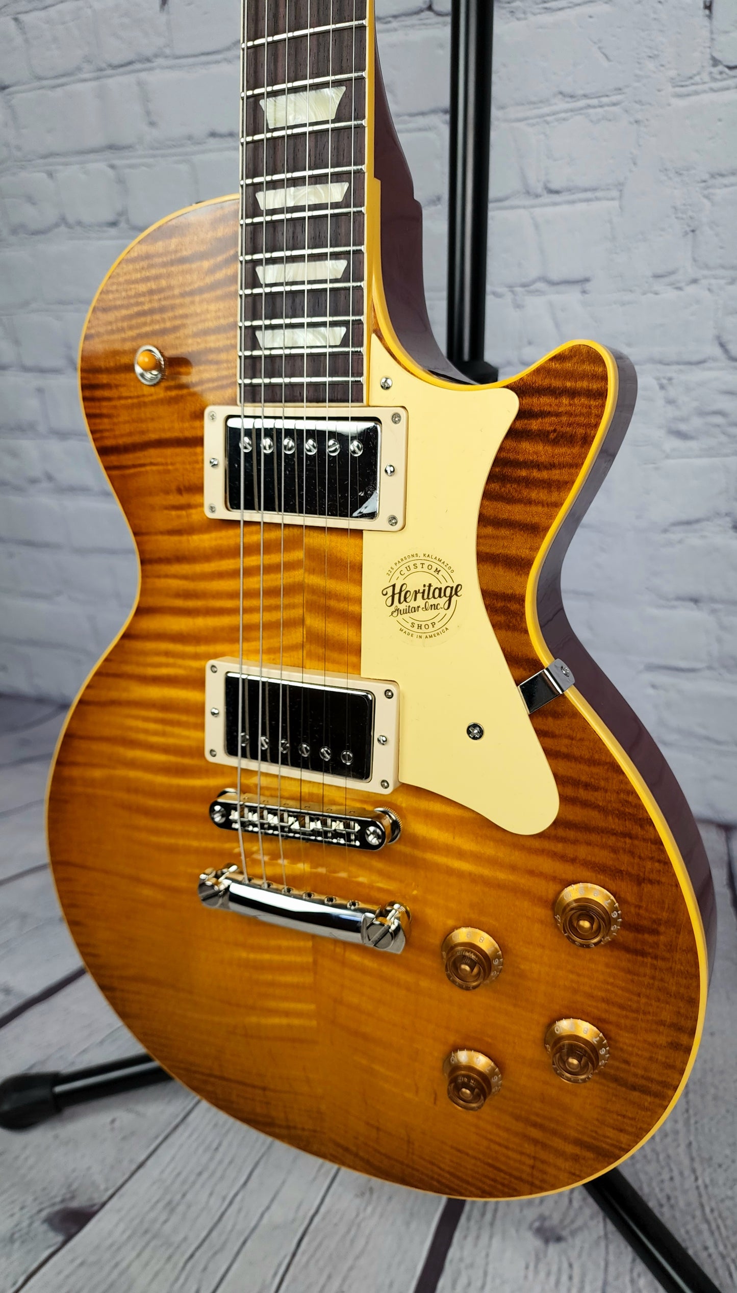 Heritage Guitars Custom Shop Core H-150 DLB Dirty Lemon Burst Electric Guitar