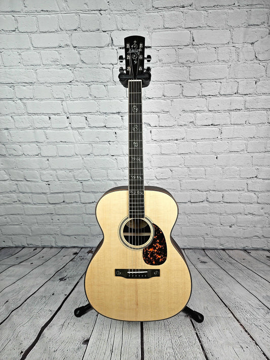 Larrivee OM-03R Rosewood Vine Special Edition Electric Acoustic Guitar L.R. Baggs