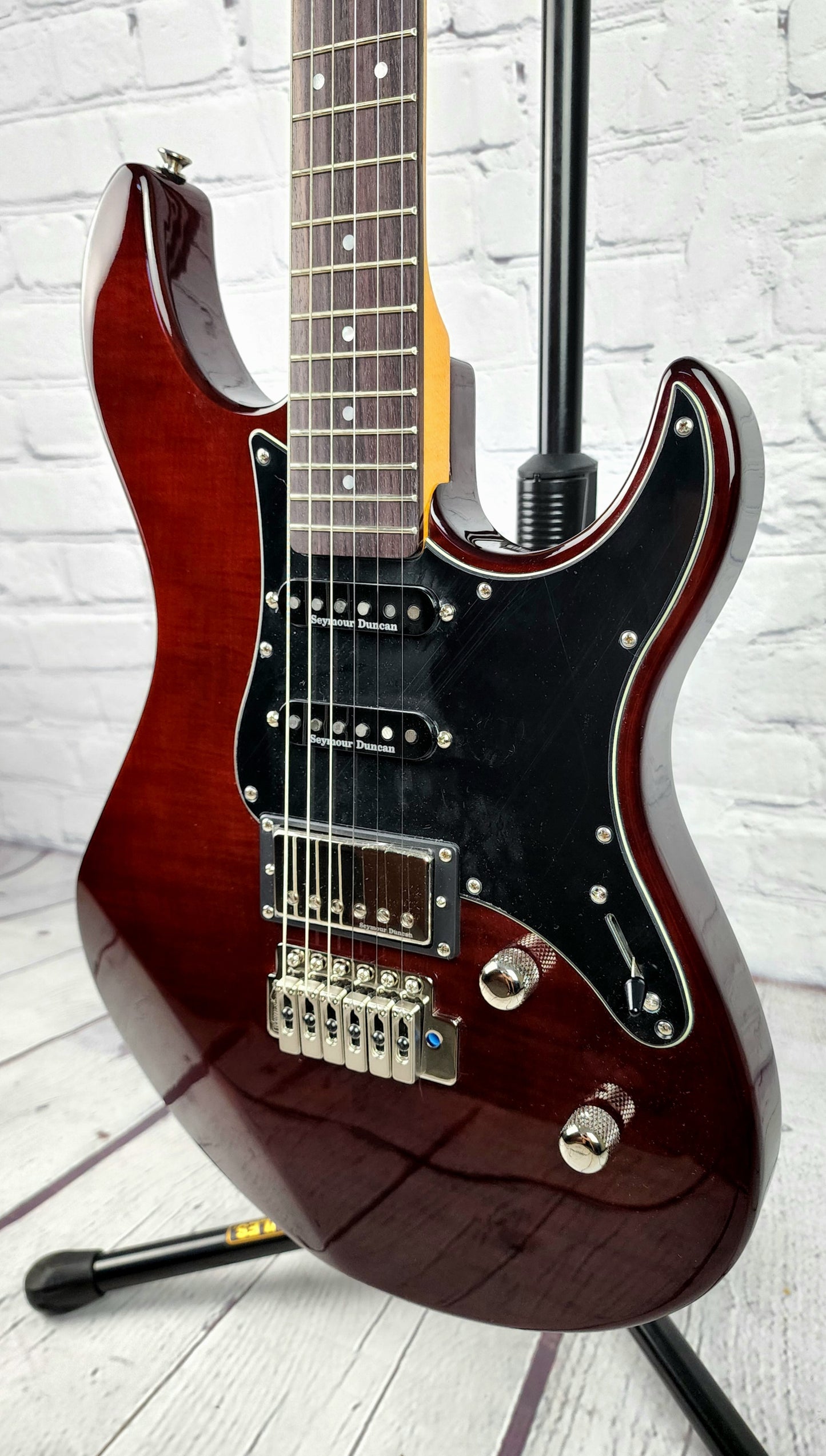 Yamaha Pacifica PAC612VIIFM Electric Guitar RTB Root Beer Flame Maple