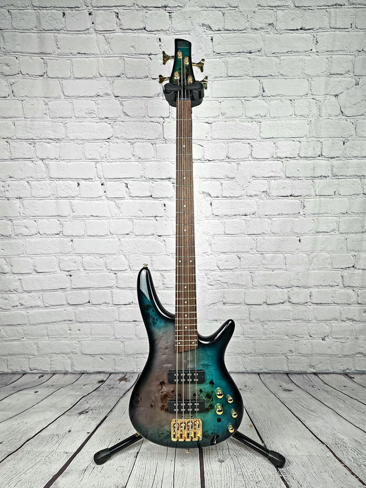 Ibanez SR400 4 String Electric Bass Guitar Tropical Seafloor Burst EPBDXTSU