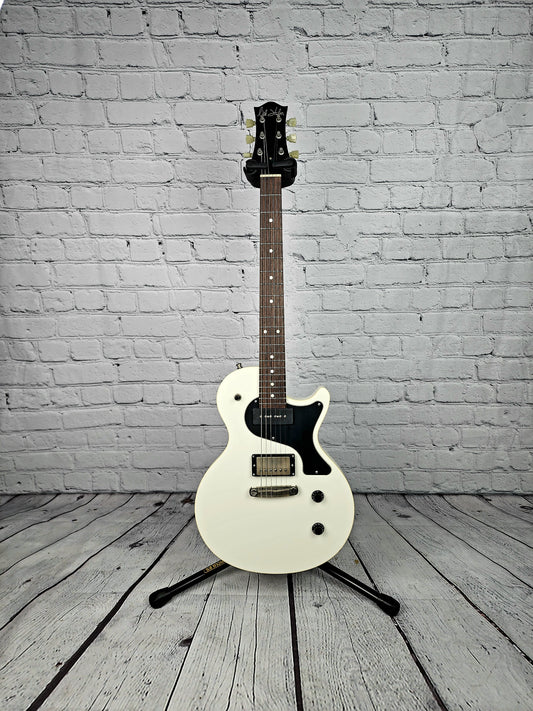 USED Nik Huber Krautster II Single Cut Electric Guitar Vintage White