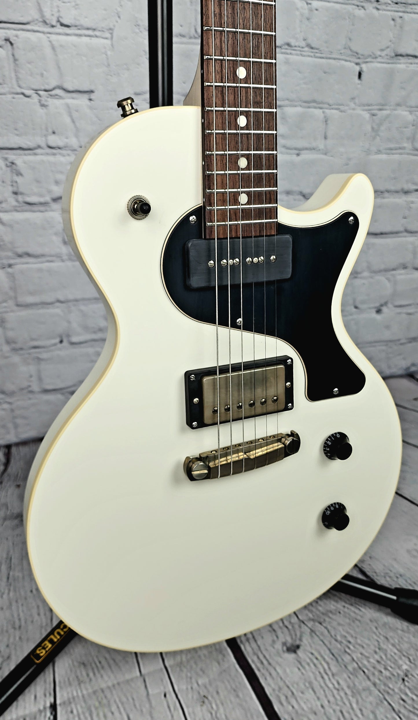 Nik Huber Krautster II Single Cut Electric Guitar Vintage White 2022