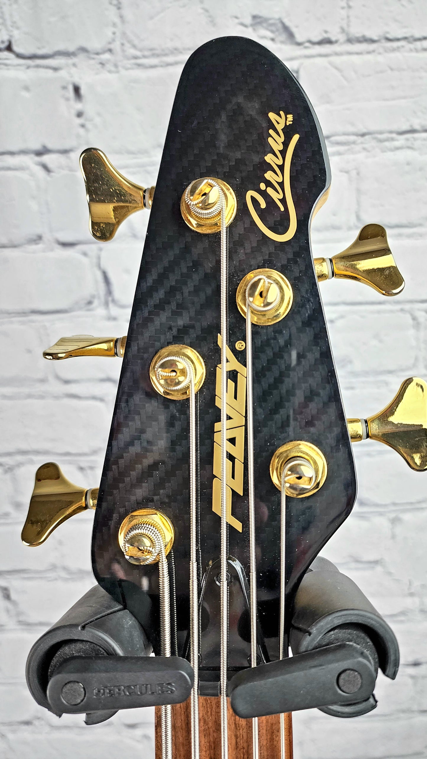 USED Peavey Cirrus 5 String Bass USA Neck Through Peacock Blue