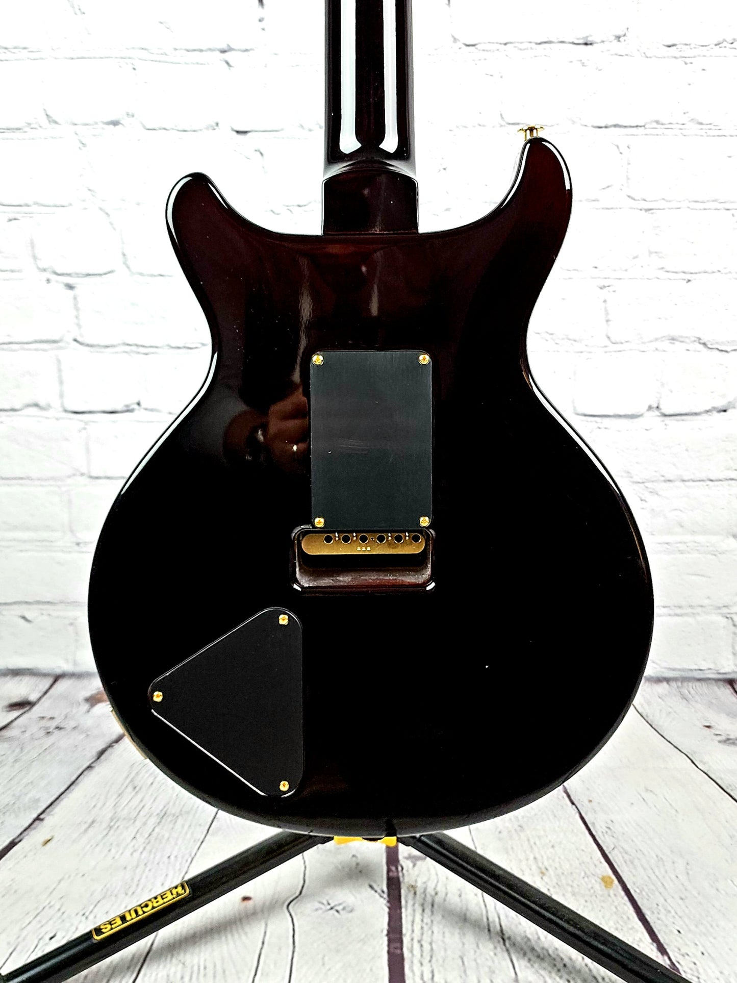 Paul Reed Smith PRS Santana Retro Core 10 Top Black Gold Electric Guitar