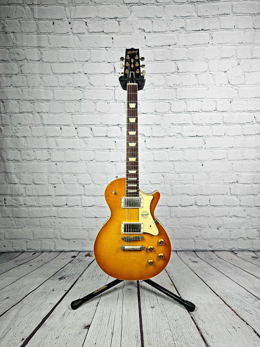 Heritage Guitars Custom Core H-150 Plain Top Artisan Aged Electric Guitar Dirty Lemon Burst