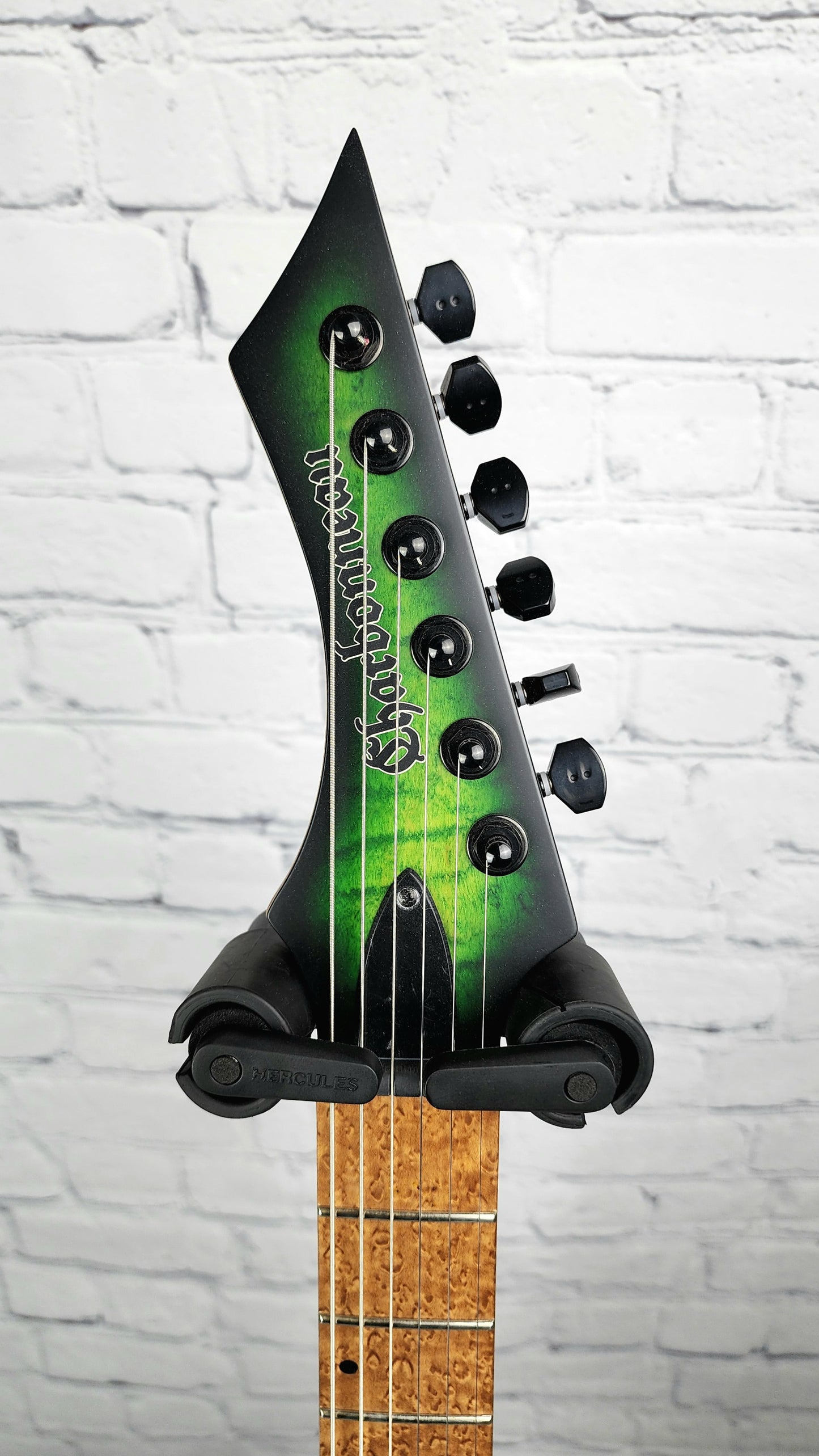 Charbonneau Guitars Scimtar 6S String Green Burst Electric Guitar Bare Knuckle Hipshot